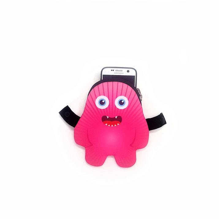 20% OFF -SUPER SALE! Porta llaves/plata Neop. Monstruo Grande Fucsia